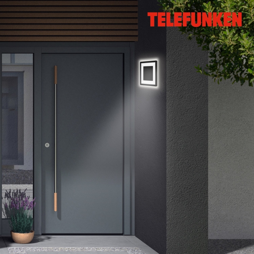 Briloner 315905TF - LED-ulkoseinävalaisin LED/15W/230V IP44 4000K musta