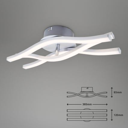 Briloner 3186-039 - LED-kattokruunu GO 3xLED/6W/230V
