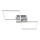 Briloner 3192-018 - LED-kattovalaisin FRAMES 2xLED/16W/230V