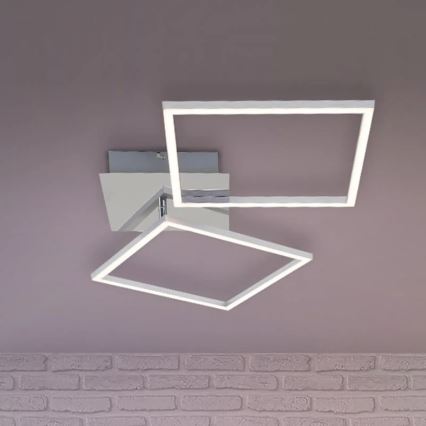Briloner 3192-018 - LED-kattovalaisin FRAMES 2xLED/16W/230V