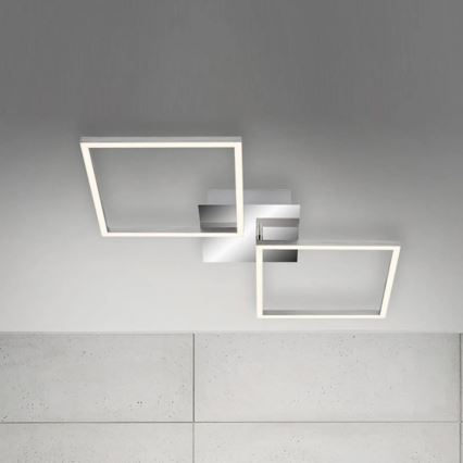 Briloner 3192-018 - LED-kattovalaisin FRAMES 2xLED/16W/230V