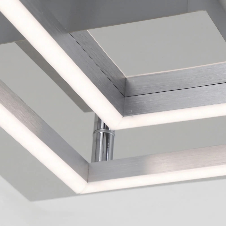 Briloner 3192-018 - LED-kattovalaisin FRAMES 2xLED/16W/230V
