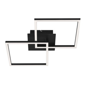 Briloner 3210-015 - Himmennettävä LED-kattovalaisin FRAME 2xLED/11W/230V musta