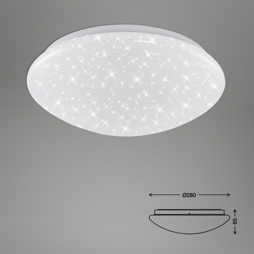 Briloner 3360-016 - LED-kattovalaisin kylpyhuoneeseen STARRY SKY LED/12W/230V IP44