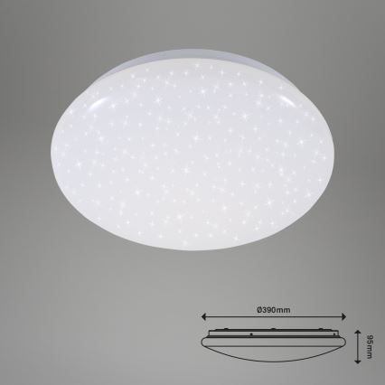 Briloner 3380-116 - LED Himmennettävä kattovalo STARRY SKY LED/18W/230V 2700/4000K