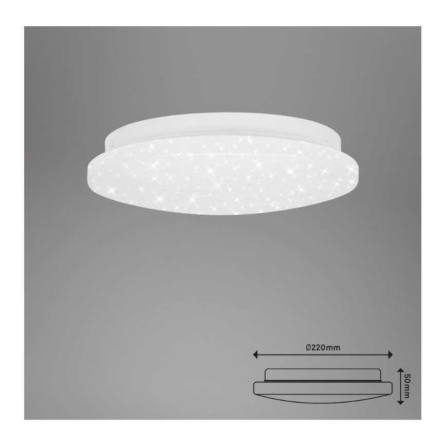 Briloner 3388-016 - LED-kattovalo VIPE LED/8W/230V