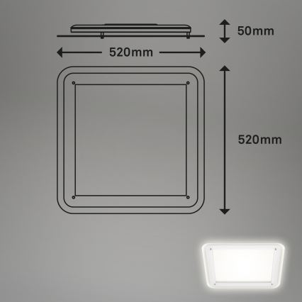 Briloner 3397-016 - LED-kattovalaisin FREE LED/22W/230V