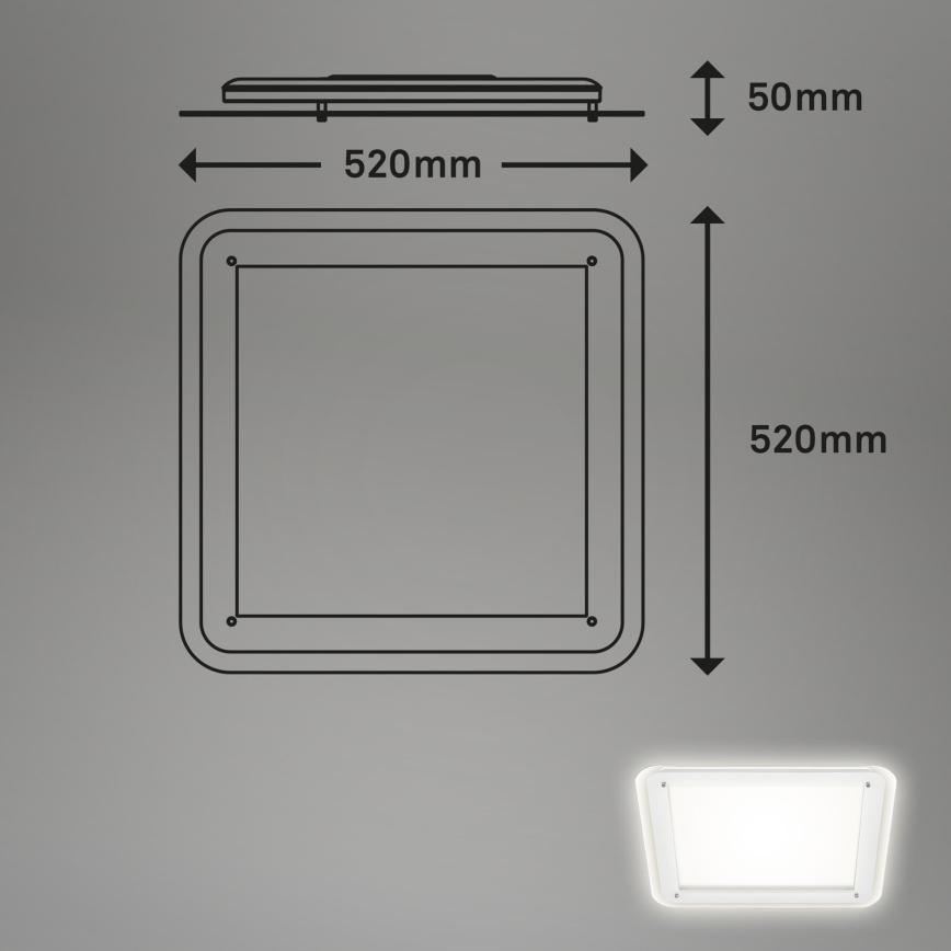 Briloner 3397-016 - LED-kattovalaisin FREE LED/22W/230V