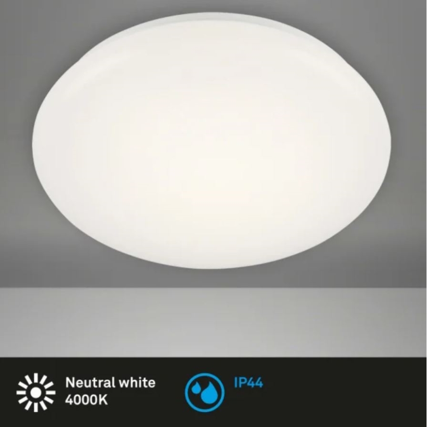 Briloner 3407-016 - LED-kattovalaisin kylpyhuoneeseen SPLASH LED/18W/230V IP44