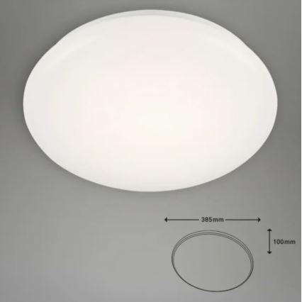 Briloner 3407-016 - LED-kattovalaisin kylpyhuoneeseen SPLASH LED/18W/230V IP44