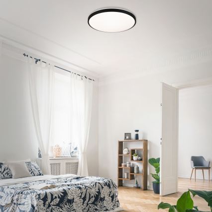 Briloner 3430-015 - Himmennettävä LED-kattovalaisin MANNY LED/48W/230V + kauko-ohjaus