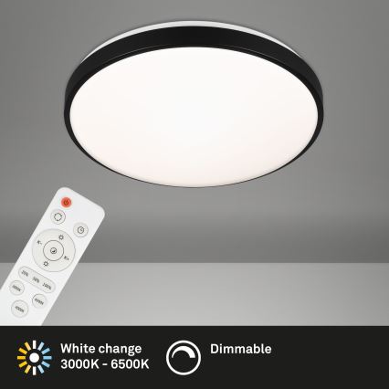 Briloner 3430-015 - Himmennettävä LED-kattovalaisin MANNY LED/48W/230V + kauko-ohjaus