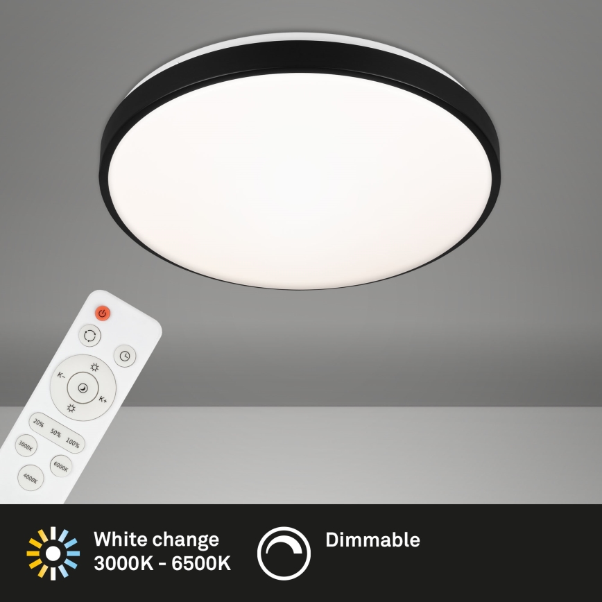 Briloner 3430-015 - Himmennettävä LED-kattovalaisin MANNY LED/48W/230V + kauko-ohjaus