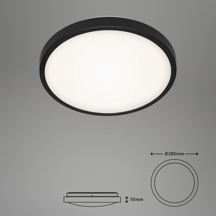 Briloner 3455-015 - LED-kattovalaisin MANNY LED/12W/230V