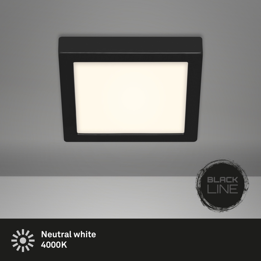 Briloner 3464-415 - LED-kattovalaisin FIRE LED/12W/230V 17x17 cm