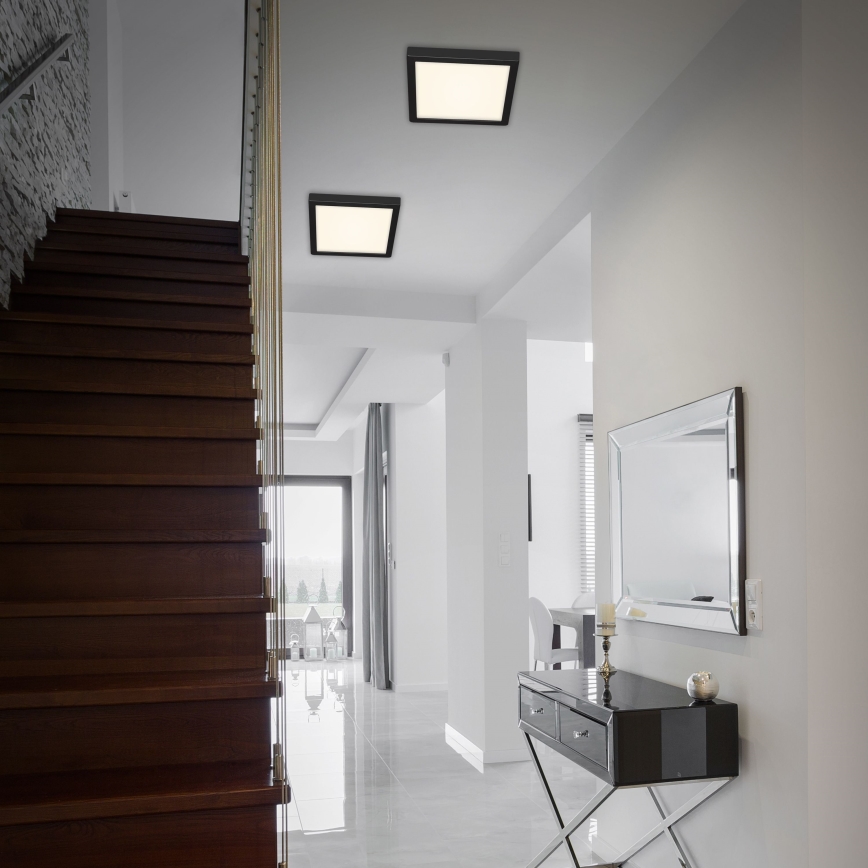Briloner 3467-415 - LED-kattovalaisin FIRE LED/21W/230V 30x30 cm