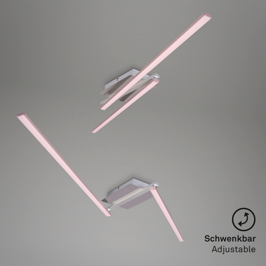 Briloner 3500-018 - Kiinteä LED-kattokruunu STAFF 2xLED/6W/230V
