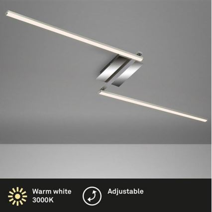 Briloner 3500-018 - Kiinteä LED-kattokruunu STAFF 2xLED/6W/230V