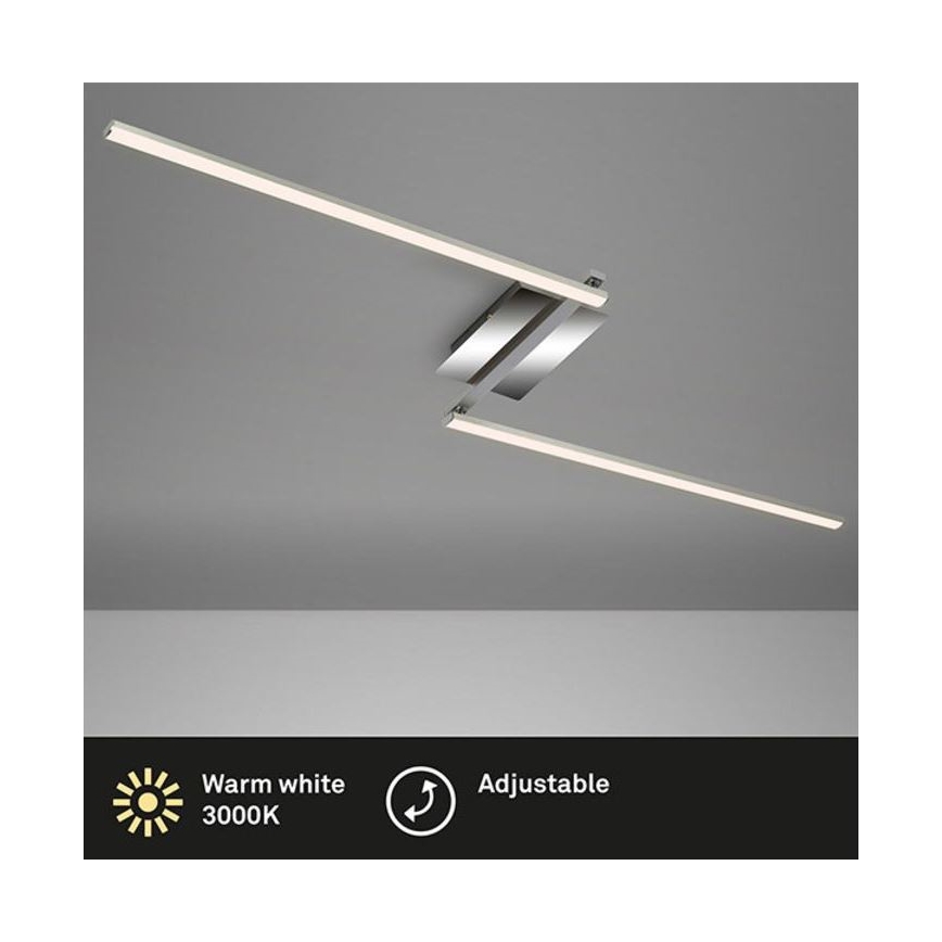 Briloner 3500-018 - Kiinteä LED-kattokruunu STAFF 2xLED/6W/230V