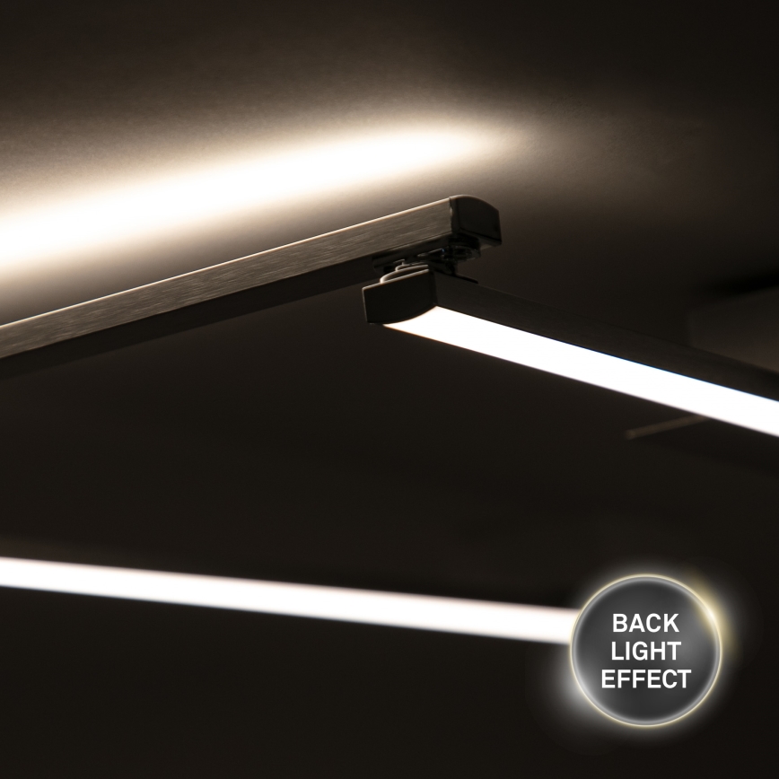 Briloner 3501-018 - Kiinteä LED-kattokruunu STAFF 5xLED/4,8W/230V mattakromi