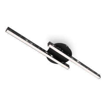 Briloner 3517-025 - LED Pinta-asennettava kattokruunu REY 2xLED/6W/230V musta