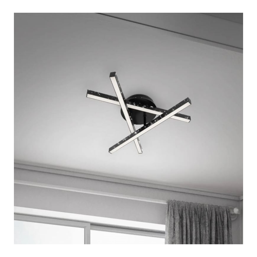 Briloner 3518-035 - Kiinteä LED-kattokruunu REY 3xLED/5W/230V