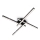 Briloner 3519-045 - LED-kattokruunu REY 4xLED/6W/230V