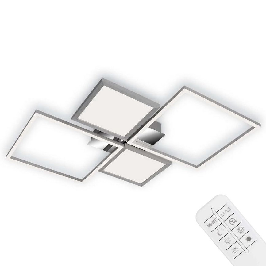 Briloner 3530-018 - LED-himmennyskattokruunu FRAME LED/40W/230V 3000-6500K + kauko-ohjaus
