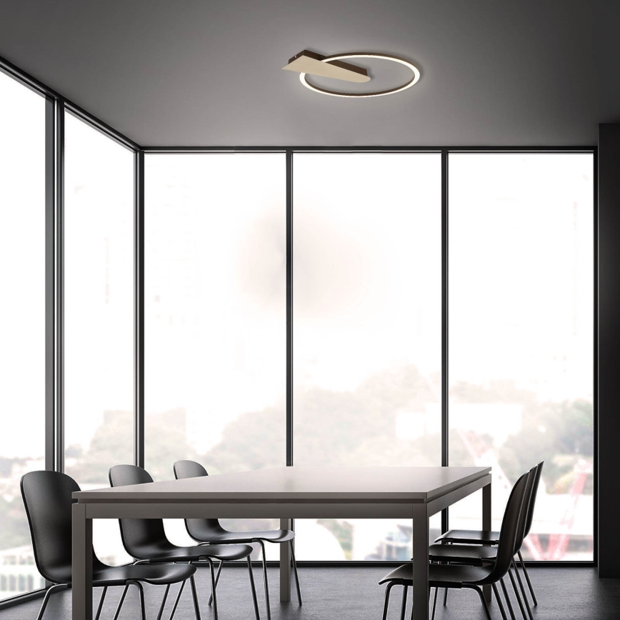 Briloner 3542017 - Himmennettävä LED-kattovalaisin NICO LED/12W/230V kulta