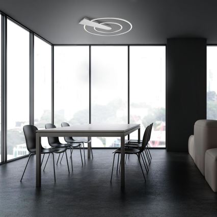 Briloner 3543-018 - Himmennettävä LED-kattovalaisin NICO LED/25W/230V mattakromi