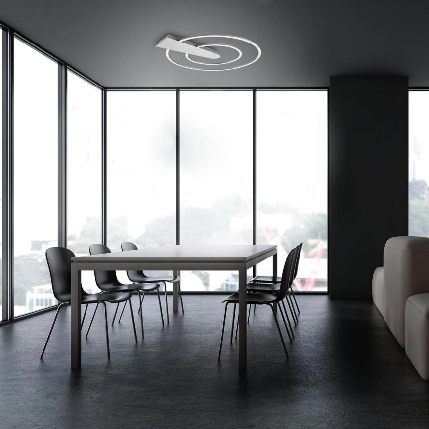 Briloner 3543-018 - Himmennettävä LED-kattovalaisin NICO LED/25W/230V mattakromi
