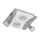 Briloner 3582-042 - LED-kattovalaisin RIPOSO 2xLED/5W/230V + 2xGU10/3W