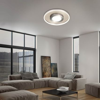 Briloner 3640-012 - Himmennettävä LED-kattovalaisin LED/25W/230V 2700-6500K + kauko-ohjaus