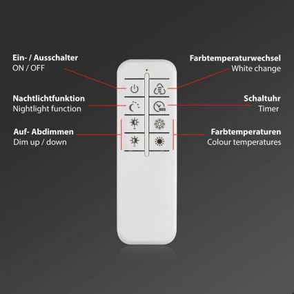 Briloner 3641-017 - Himmennettävä LED-kattovalaisin FRAME LED/30W/230V 2700-6500K kulta + kauko-ohjaus