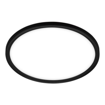 Briloner 3642-415 - LED-kattovalaisin kylpyhuoneeseen SLIM LED/19W/230V halkaisija 29 cm IP44 musta
