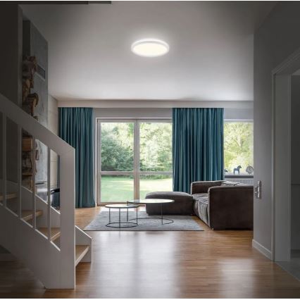 Briloner 3642-416 - LED-kattovalaisin kylpyhuoneeseen SLIM LED/19W/230V IP44 valkoinen+