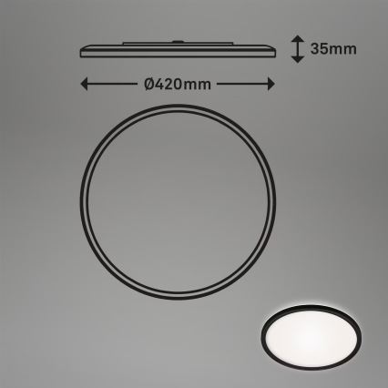 Briloner 3643-415 - LED-kattovalaisin kylpyhuoneeseen LED/22W/230V IP44 4000K