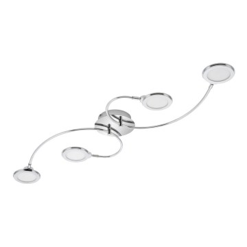 Briloner 3660-048 - LED-himmennyskattokruunu CIRCOLARE 4xLED/5W/230V
