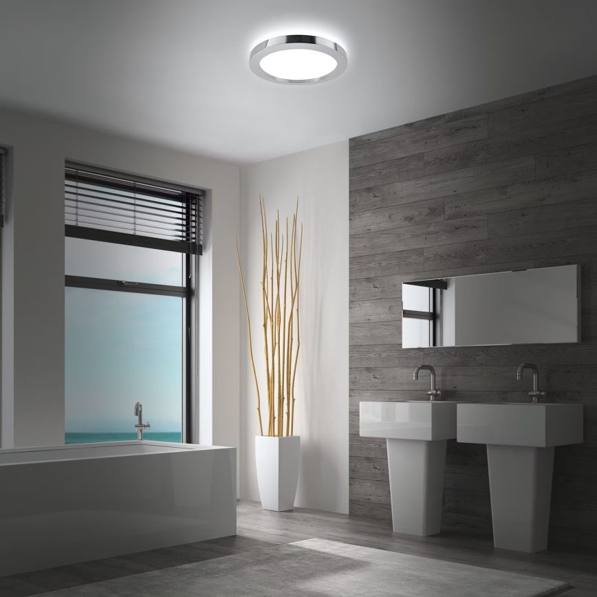 Briloner 3673-018 - LED-kattovalaisin kylpyhuoneeseen SPLASH LED/28W/230V halkaisija 41 cm