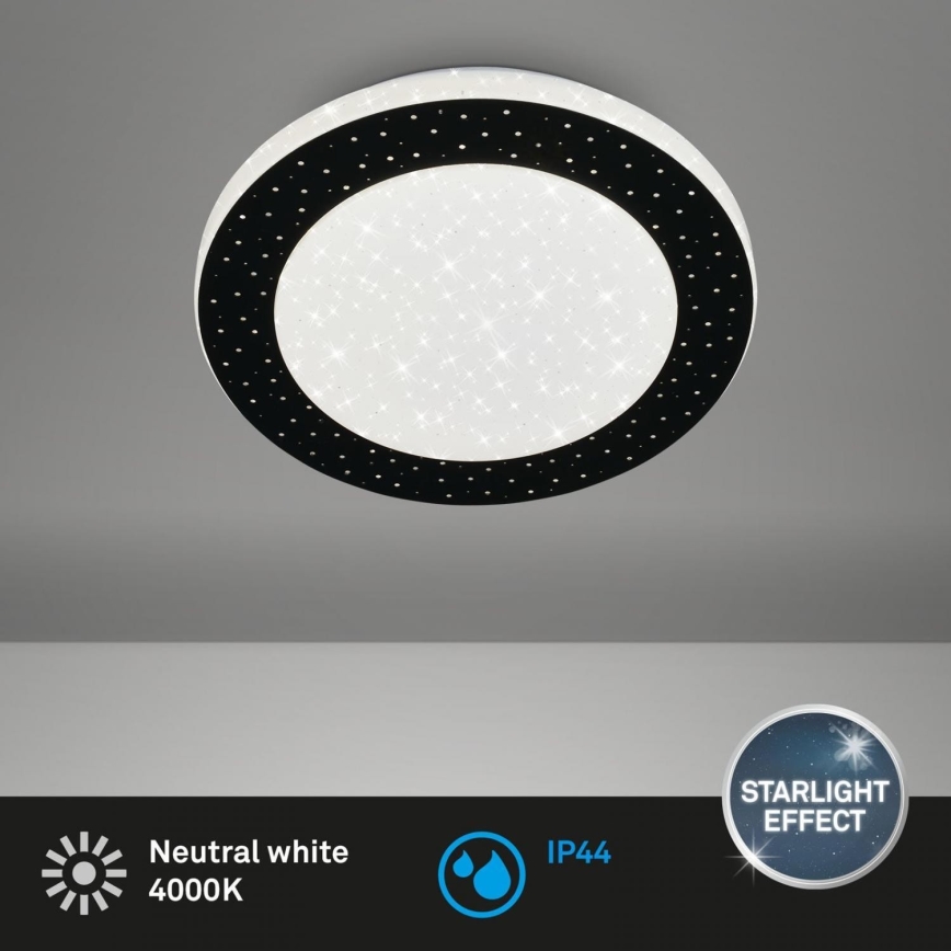 Briloner 3693-015 - LED-kattovalaisin kylpyhuoneeseen LED/15W/230V IP44 4000K halkaisija 28 cm