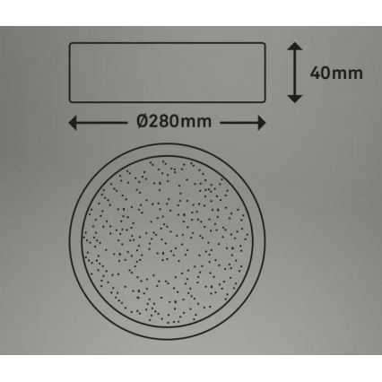 Briloner 3701-015 - Himmennettävä LED-kattovalaisin RUNA LED/18W/230V 2700-6500K + kauko-ohjaus