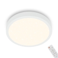 Briloner 3701-016 - Himmennettävä LED-kattovalaisin RUNA LED/18W/230V 2700-6500K valkoinen + kauko-ohjaus