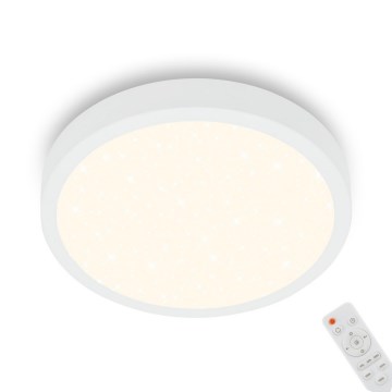 Briloner 3701-016 - Himmennettävä LED-kattovalaisin RUNA LED/18W/230V 2700-6500K valkoinen + kauko-ohjaus