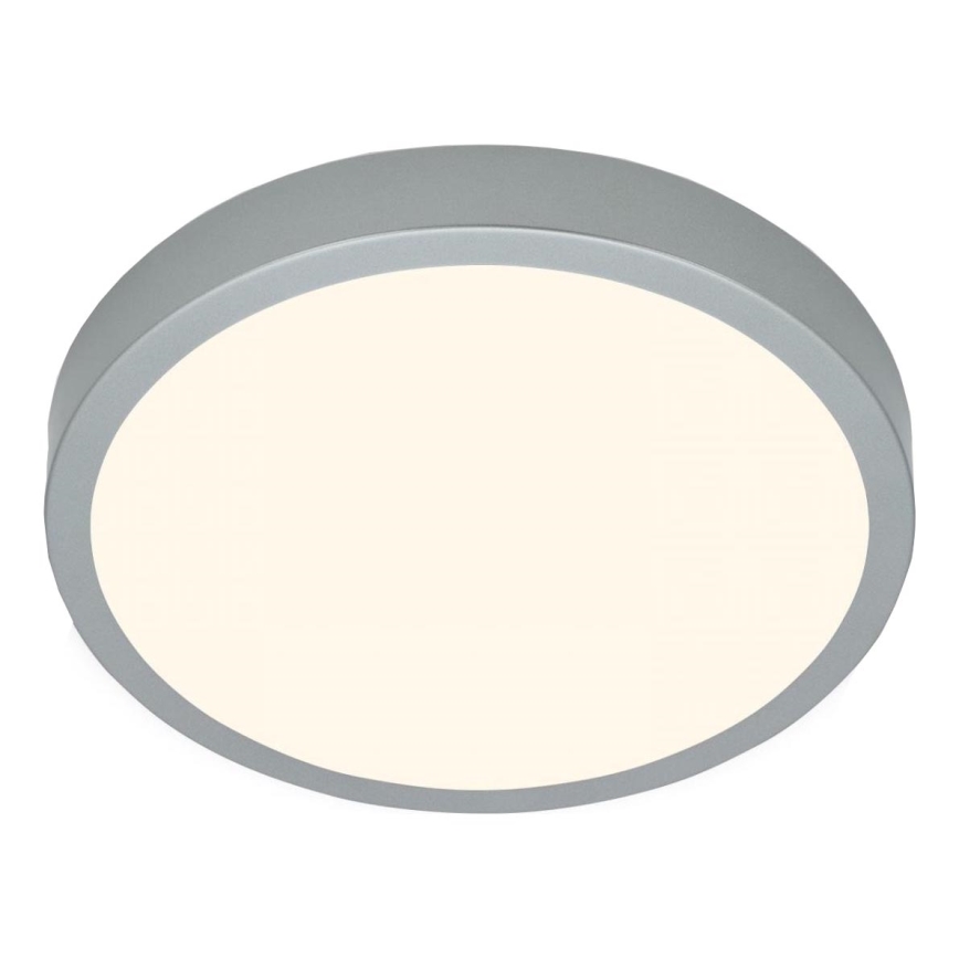 Briloner 3703-014 - LED-kattovalaisin RUNA LED/24W/230V 3000K halkaisija 38 cm hopea