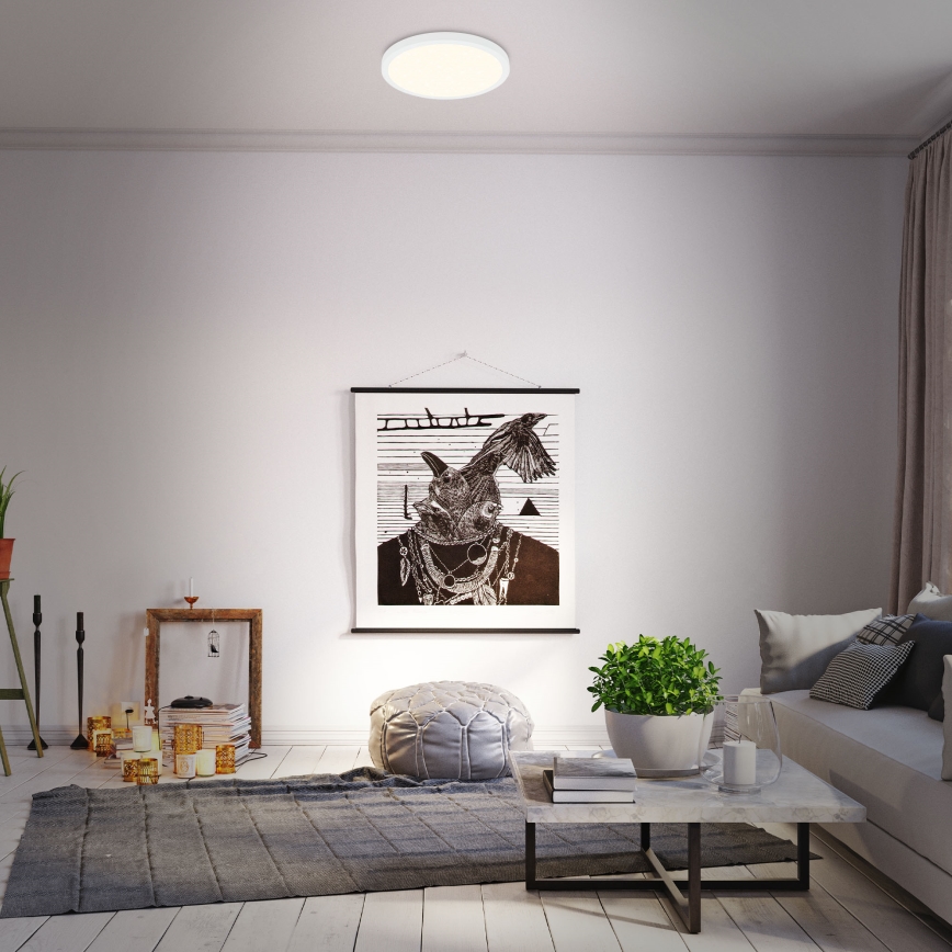 Briloner 3704-016 - Himmennettävä LED-kattovalaisin RUNA LED/22W/230V 2700-6500K valkoinen + kauko-ohjaus