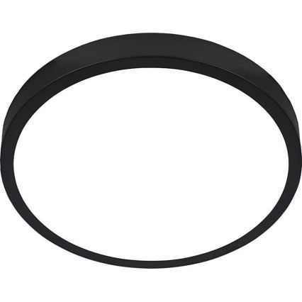 Briloner 3709-015 - LED RGBW Himmennettävä kattovalo LED/22W/230V 4000K halkaisija 38 cm musta + kauko-ohjaus