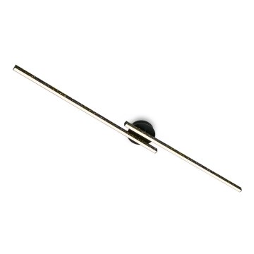Briloner 3717-025 - Kiinteä LED-kattokruunu REY 2xLED/12W/230V musta
