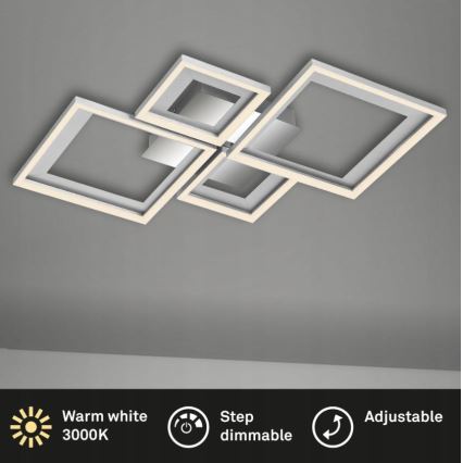 Briloner 3727-019 - Himmennettävä LED-kattovalaisin FRAME LED/38W/230V