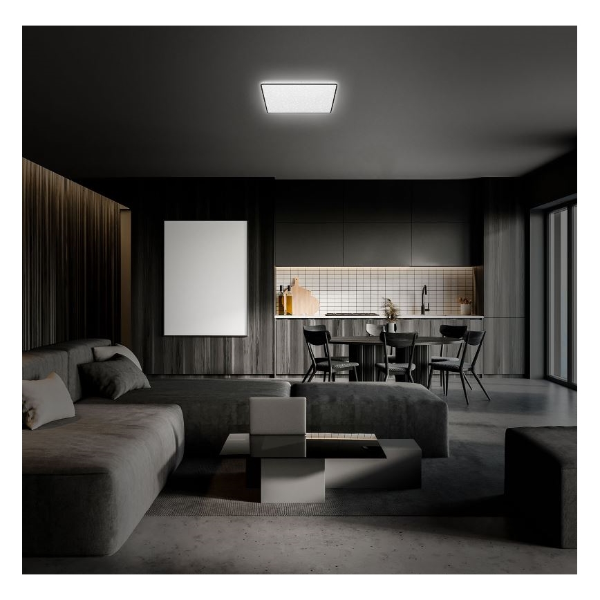 Briloner 3749-415 - LED-kattovalaisin LINO LED/24W/230V musta