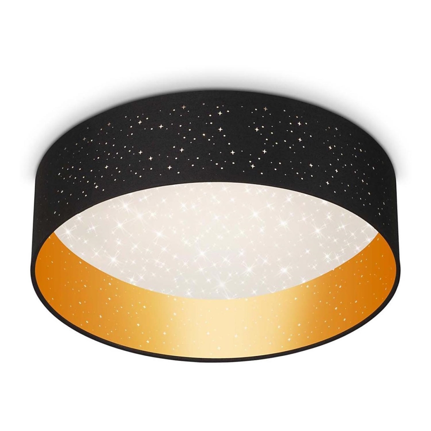 Briloner 3882-015 - LED-kattovalaisin MAILA STARRY LED/18W/230V musta/kulta